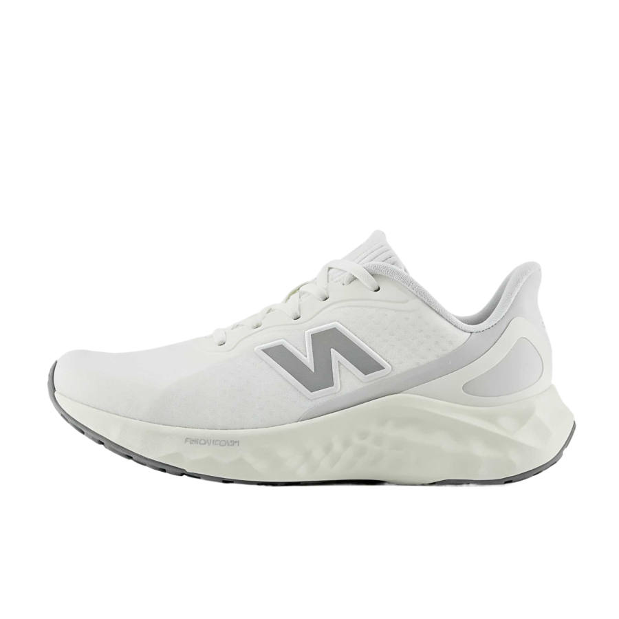 New Balance New Balance NB Fresh Foam Arishi V4 Running Shoes Women's Low Top Sea Salt Color Slate Gray & Silver Metallic Finish