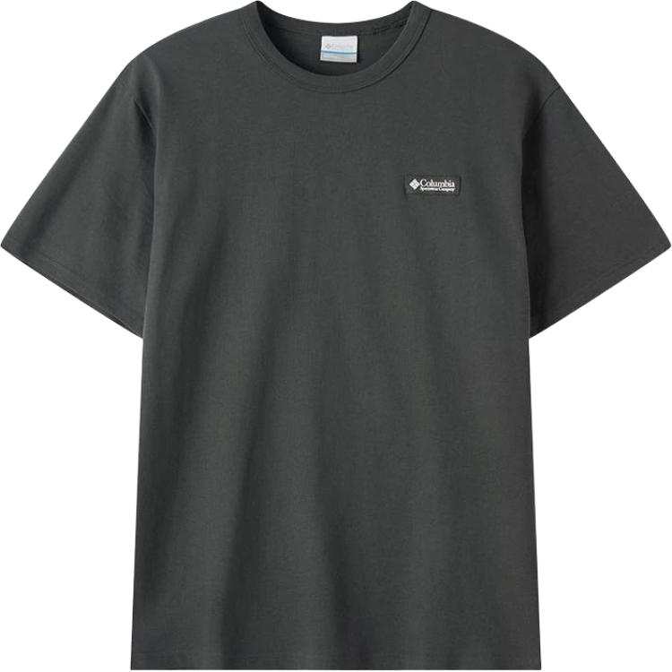 Columbia T Shirts Men's Gray Crew Neck Moderate