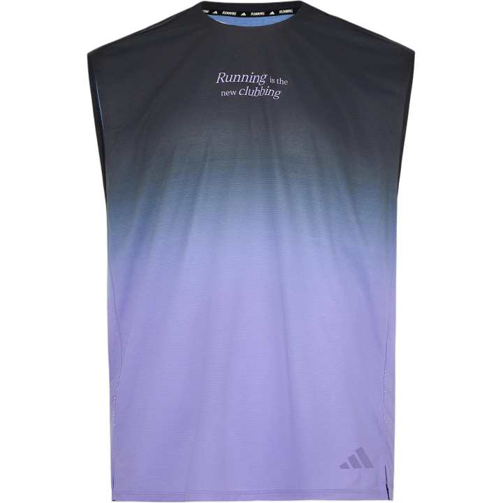 Adidas Adidas Quick Dry Tank Tops Men's Carbon Black/Magical Light Purple Crew Neck Moderate