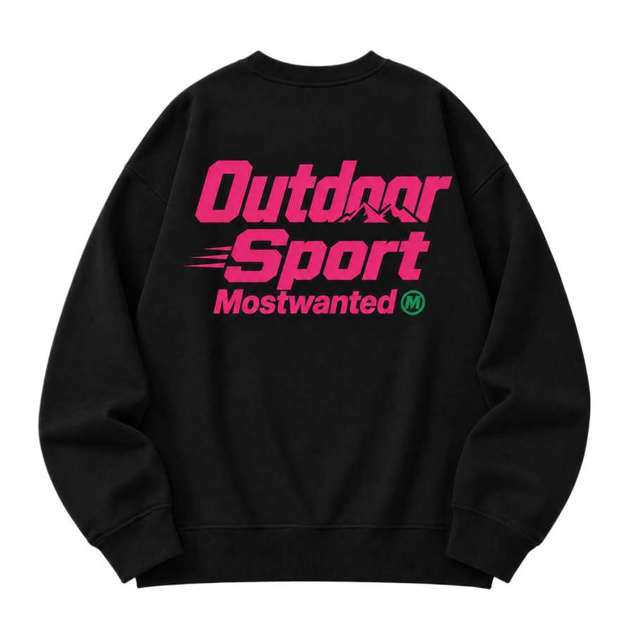MostwantedLab Sweatshirts Unisex Crew Neck Moderate Straight Fit