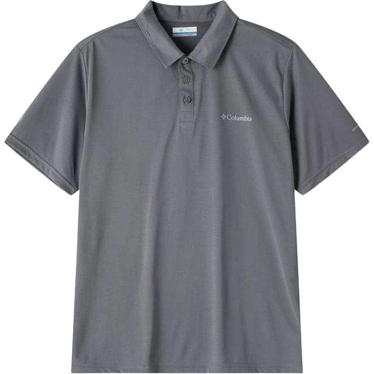 Columbia Polo Shirts Men's Gray Lapel Moderate