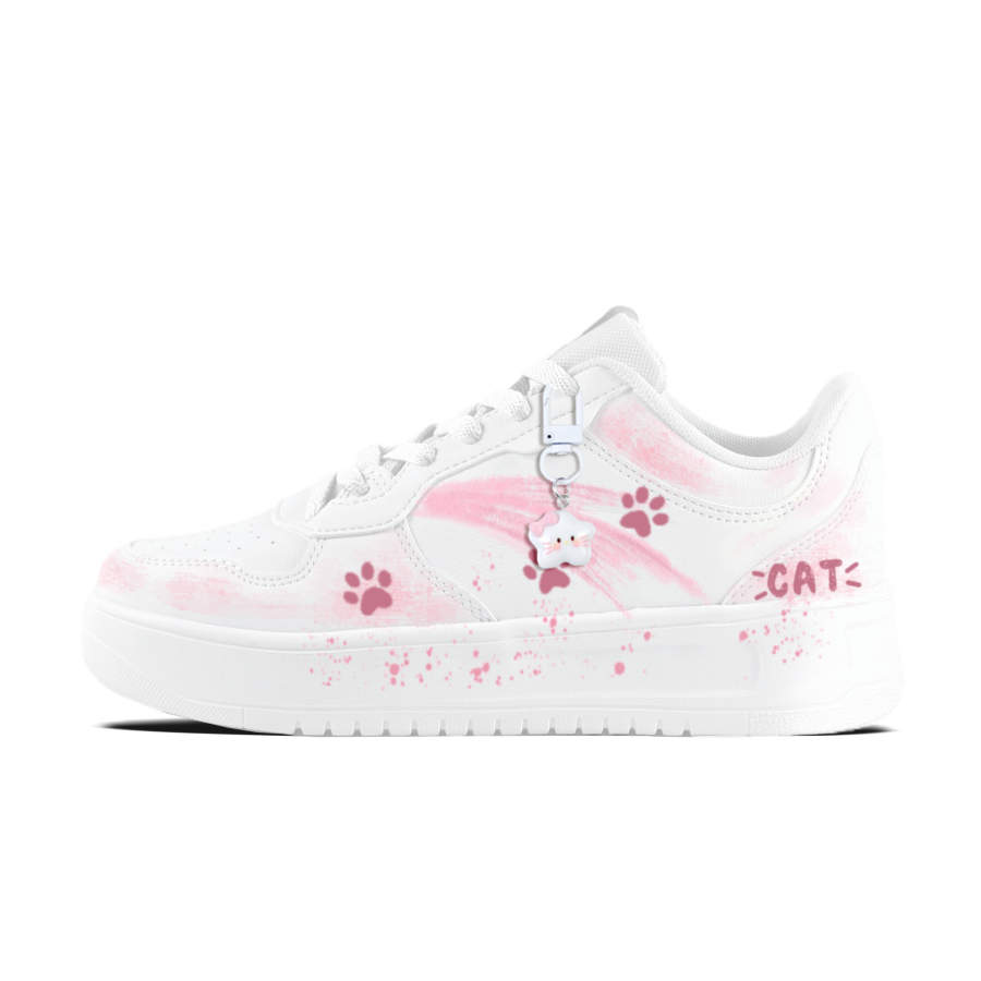ANTA Easy Skateboard Shoes Women's Low Top White