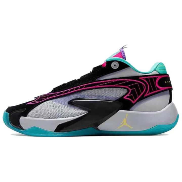 Jordan Jordan Luka 2 Low top Basketball Shoes Unisex Black White Purple