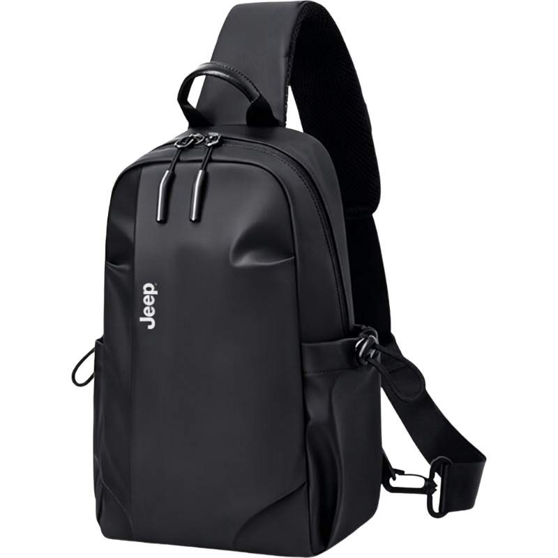 Jeep Fabric Sling Bag Men's Black