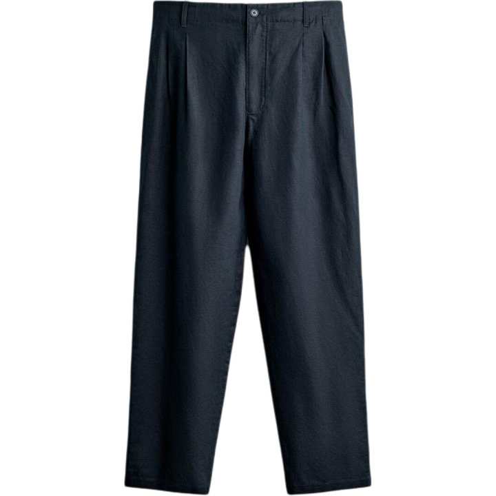 ZARA ZARA Casual Pants Men's Deep Sea Blue Moderate Straight Fit Pants