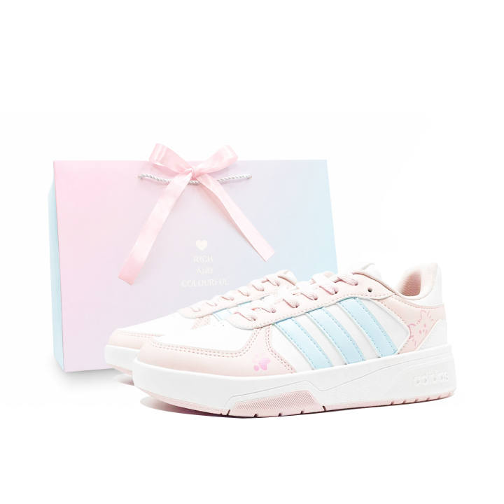 Adidas Adidas COURTBEAT Cat Head Wrapping, Wear Resistant And Non Slip Coverage Abrasion Resistant Slip Resistant Low top