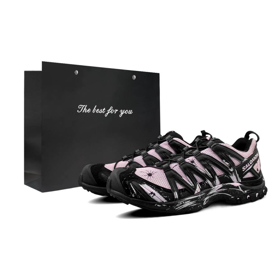 SALOMON XA PRO 3D Running Shoes Unisex Low Top Pink
