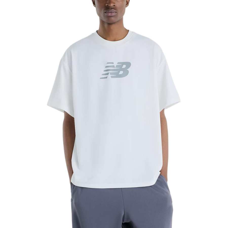 New Balance New Balance Quick Dry T Shirts Men's Maris Sal Crew Neck Moderate Straight Fit