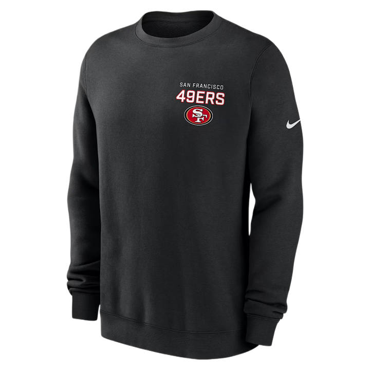 Nike Nike Sweatshirts Men's Black Crew Neck Moderate