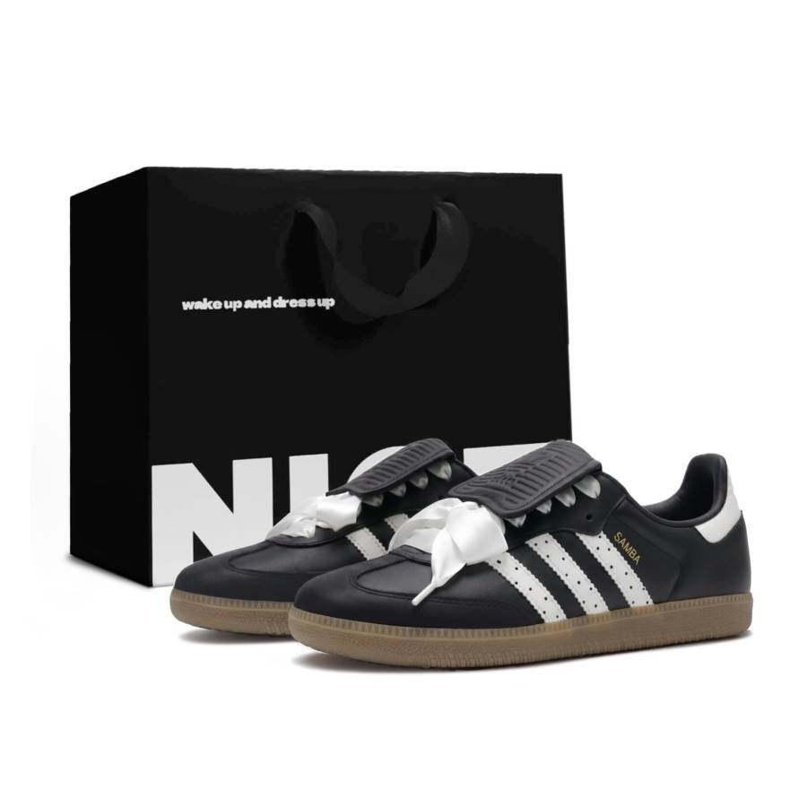 Adidas Originals Samba LT Skateboard Shoes Women's Low Top White Black Gray Brown Multicolor