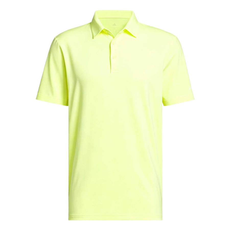 Adidas Adidas Ultimate365 Golf Clothing Men's Frozen Lemon Polo Collar Moderate