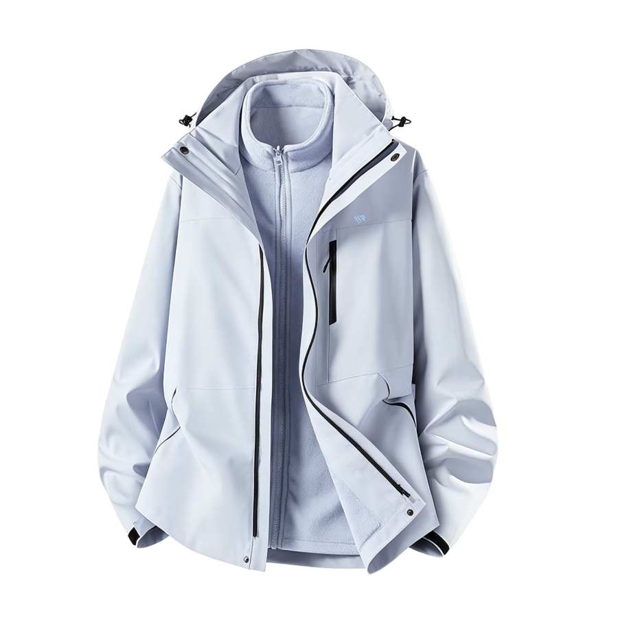 WARRIOR Windbreaker Jackets Unisex Hooded Non Detachable Moderate Straight Fit