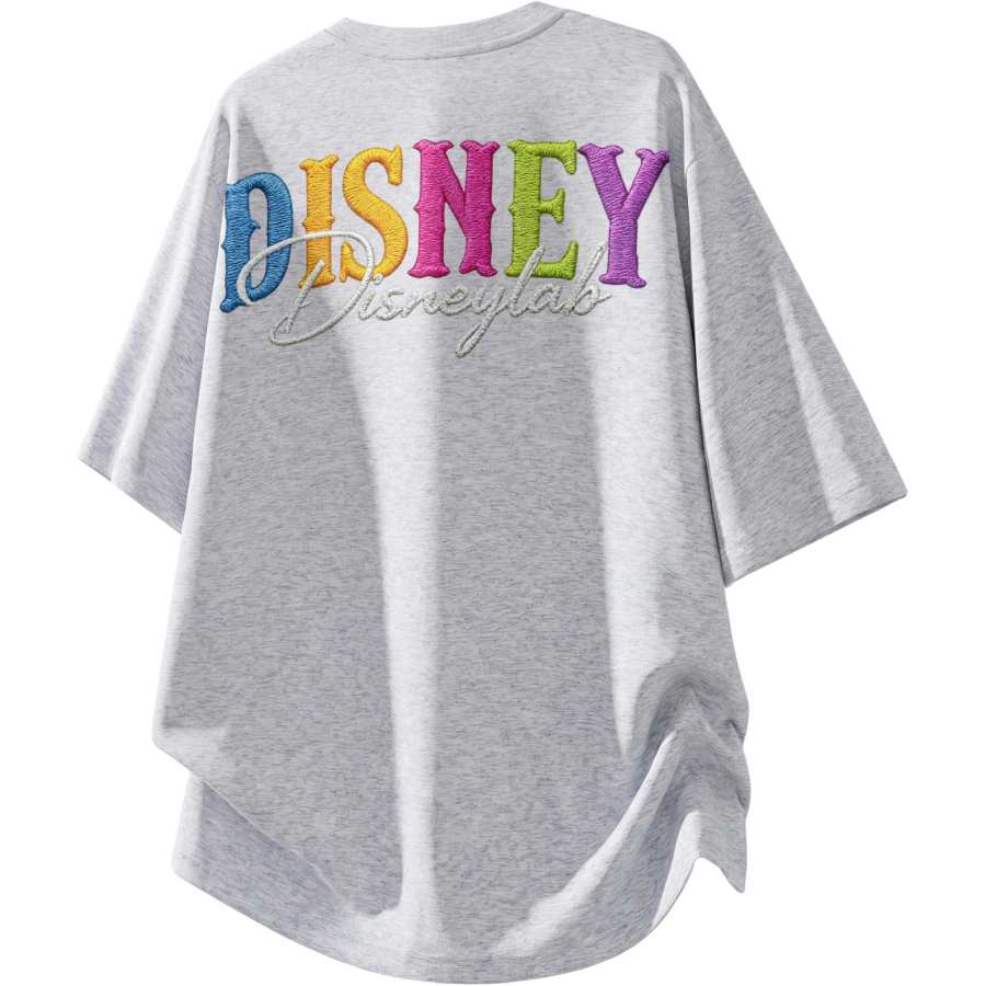 Disney T Shirts Unisex Crew Neck Moderate Straight Fit