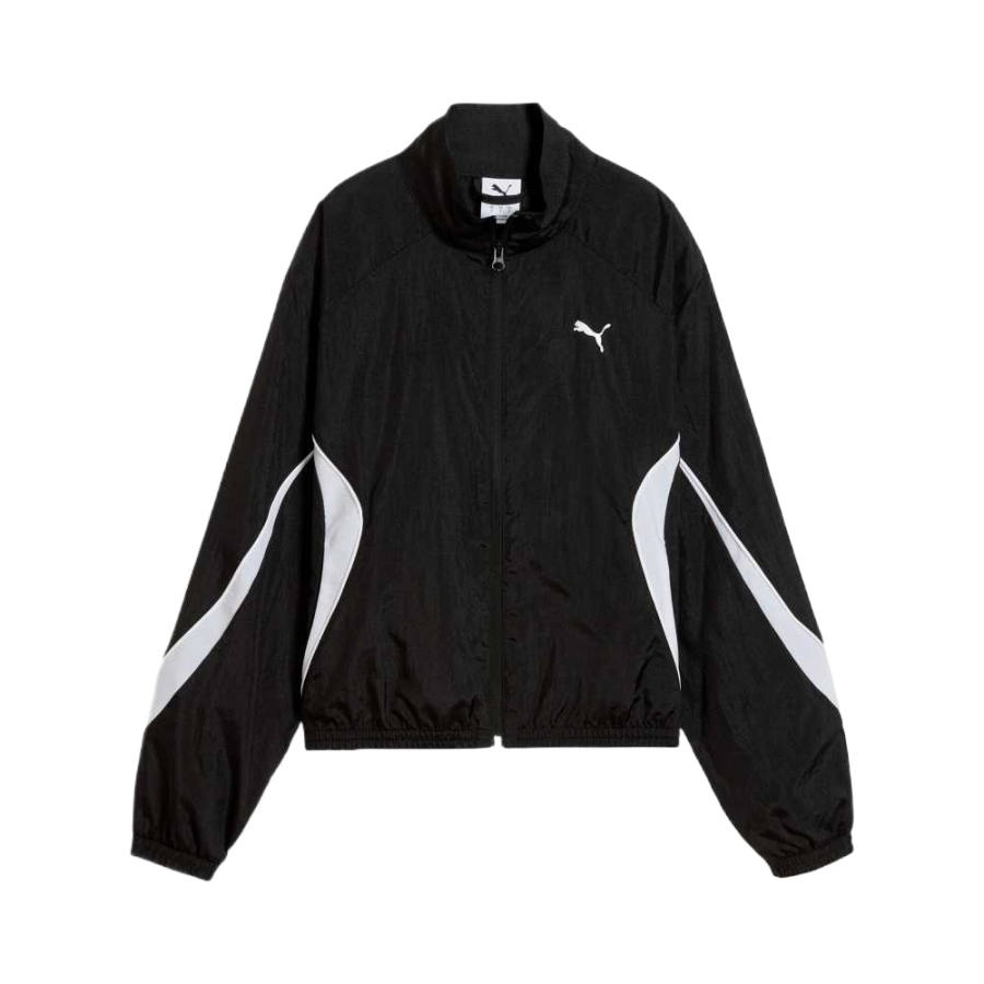 PUMA Jackets Women's Black Stand Collar Moderate
