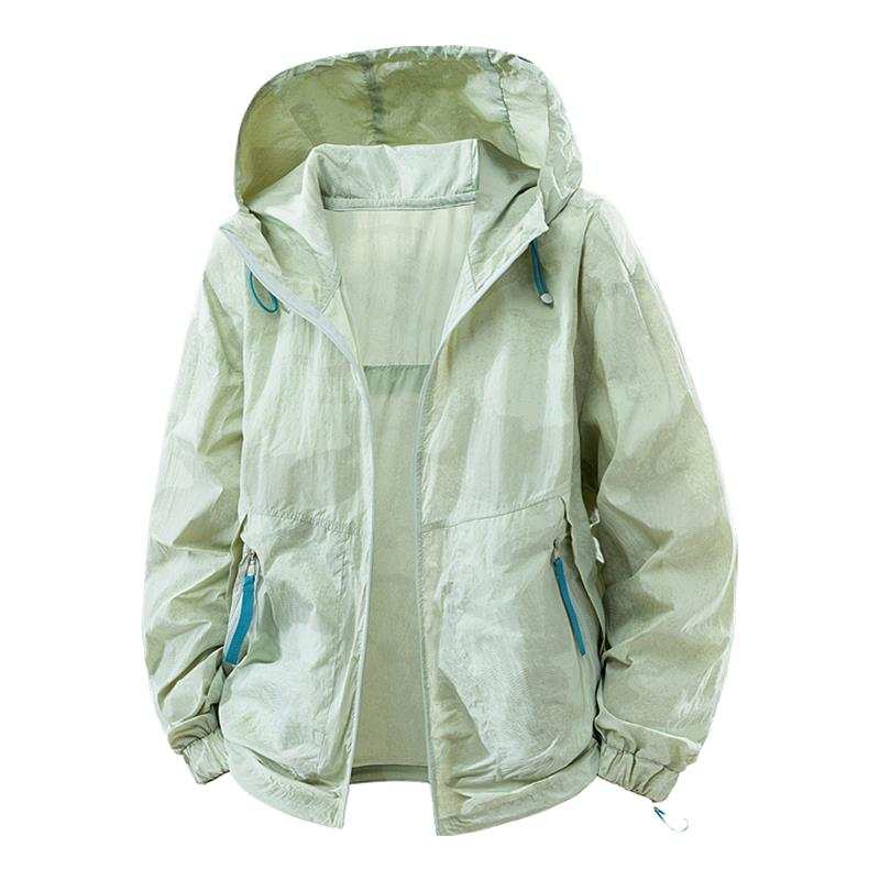 Sugarfunk Sugarfunk Sun Protection Jackets Unisex Hooded Non Detachable Thin
