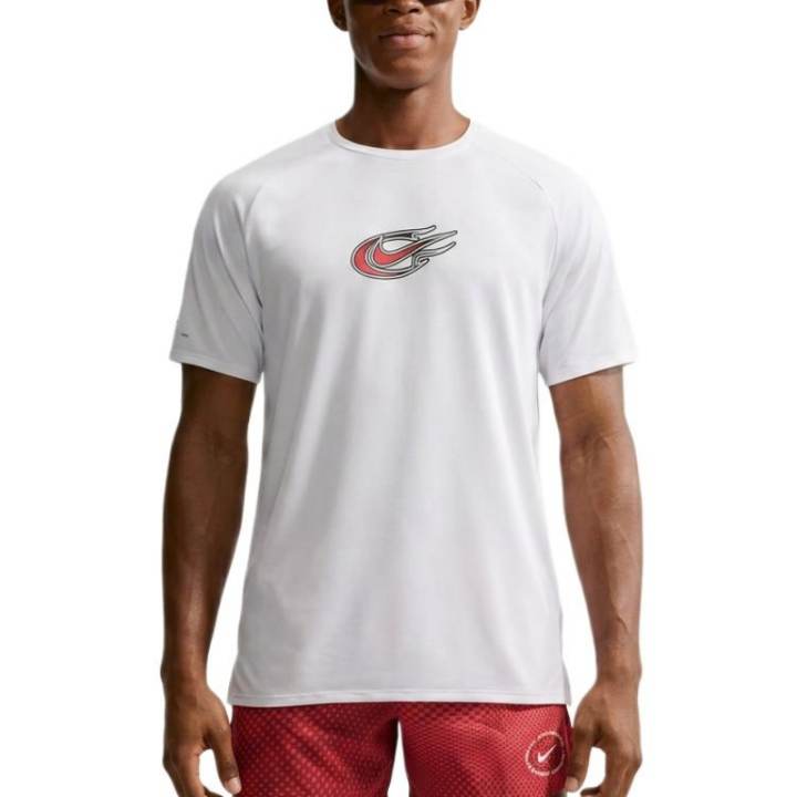 Nike Nike Dri FIT ADV Running T Shirts Men's White Crew Neck Moderate