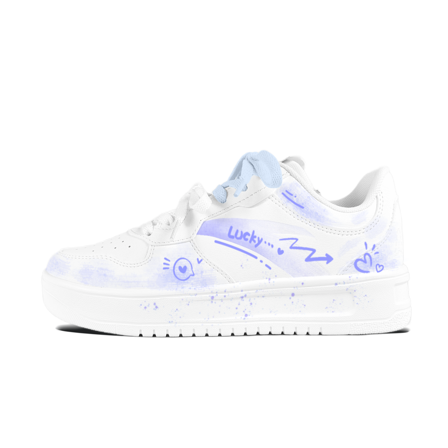 ANTA Easy Skateboard Shoes Unisex Low Top White