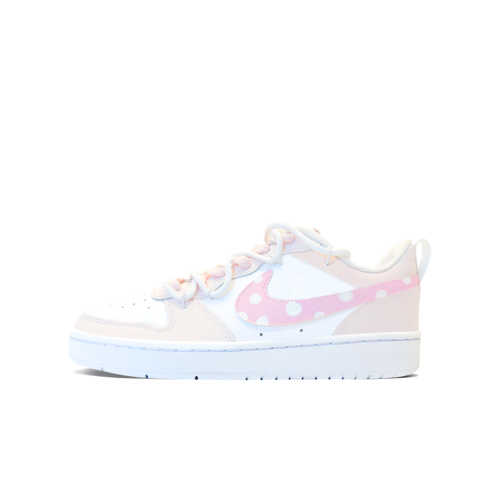 Nike Nike Court Borough Skateboard Shoes Women's Low Top White/Pink