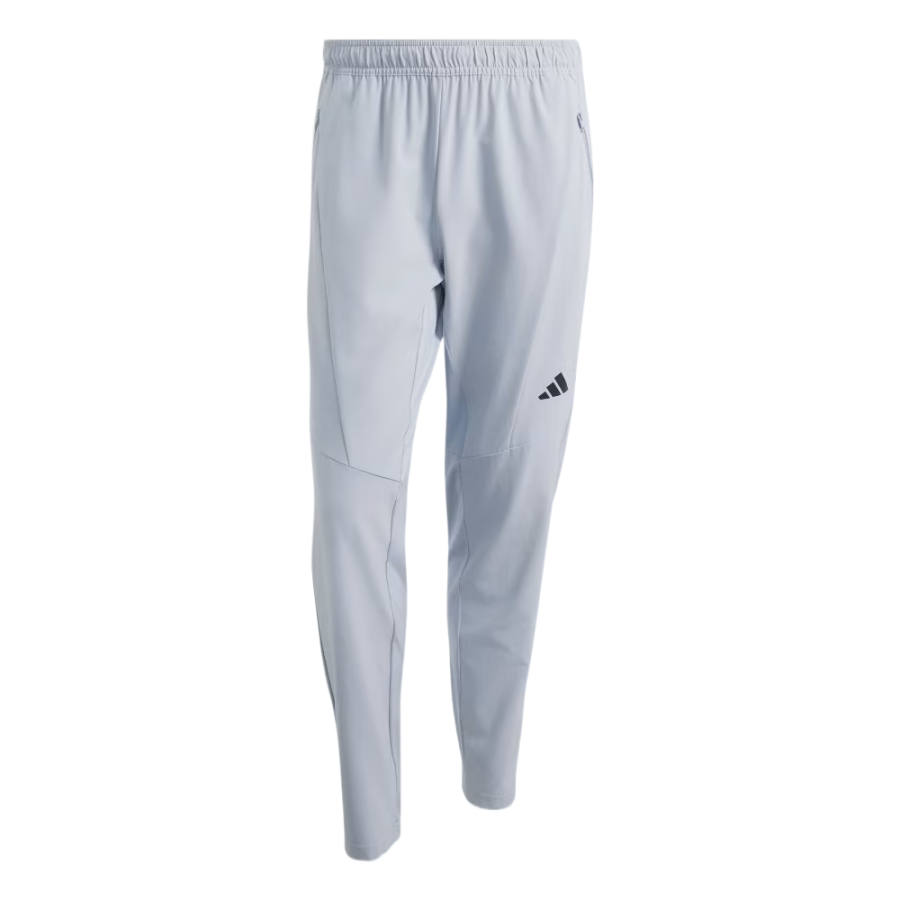Adidas Adidas D4T Knitted Sweatpants Men's Halo Silver Moderate Straight Fit Pants