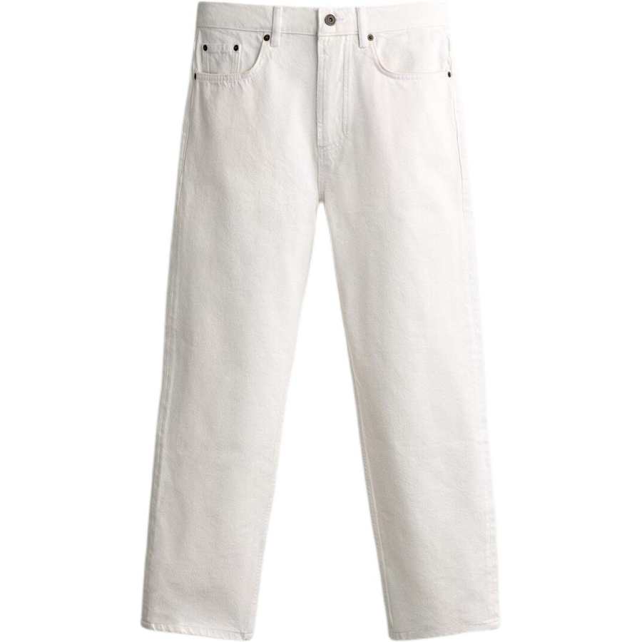 ZARA Jeans Men's White Moderate Straight Fit Pants