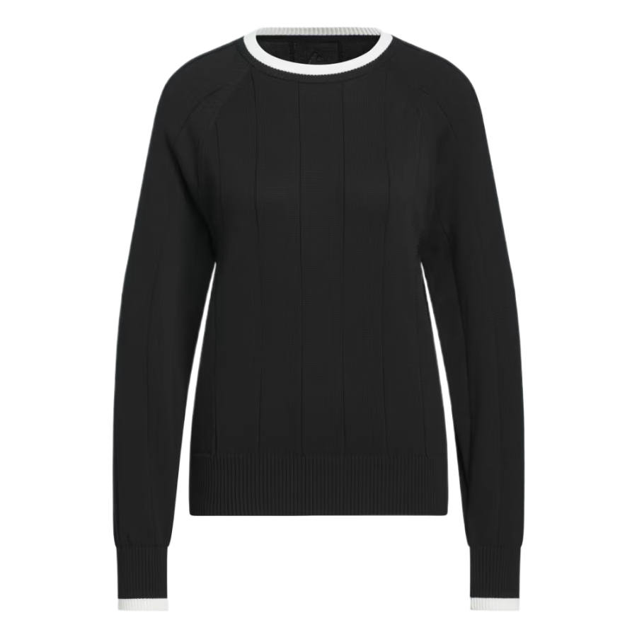 Adidas Adidas Ultimate365 Sweaters Women's Black Crew Neck Moderate Straight Fit