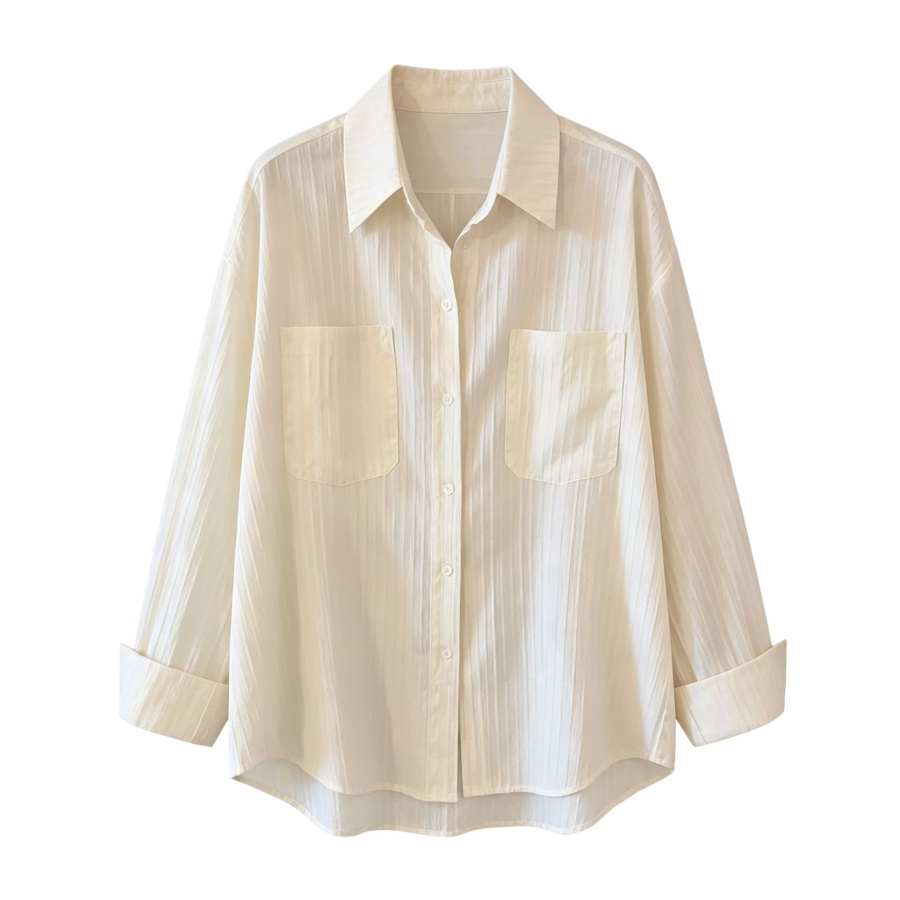 Sugarfunk Sugarfunk Shirts Women's Lapel Thin Straight Fit