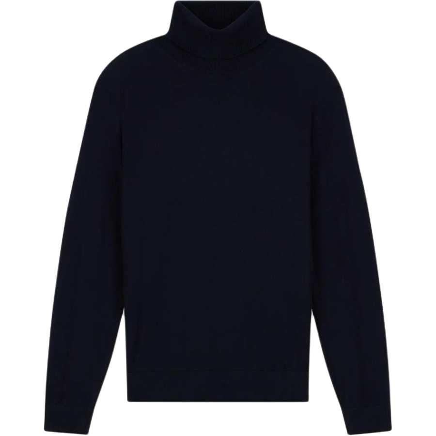 ARMANI EXCHANGE ARMANI EXCHANGE Sweaters Men's Navy Blue Turtleneck Moderate
