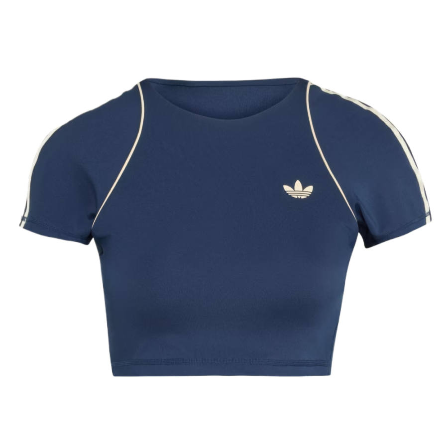 Adidas Originals Fitness Clothing Women's Midnight Indigo Crew Neck Moderate