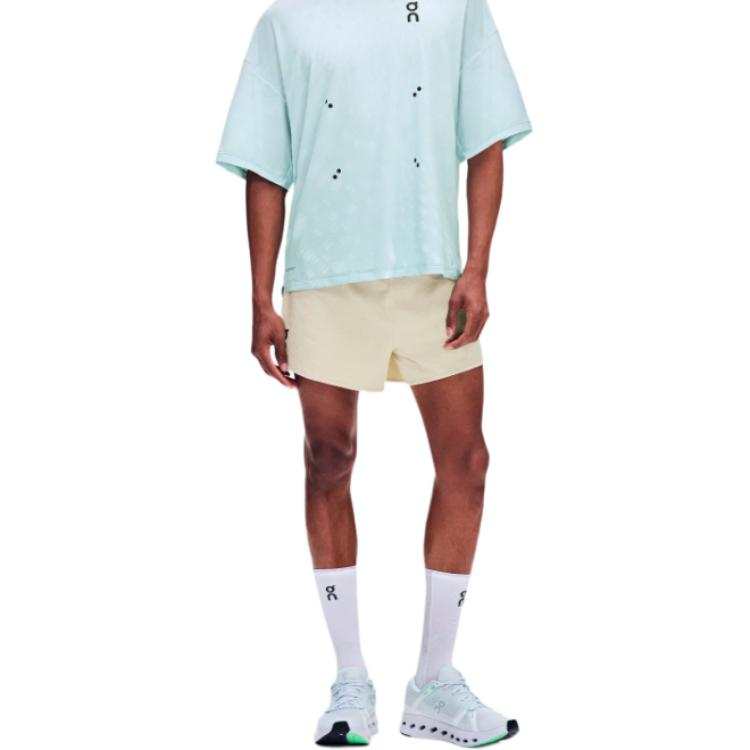 On On Running Shorts Men's Beige