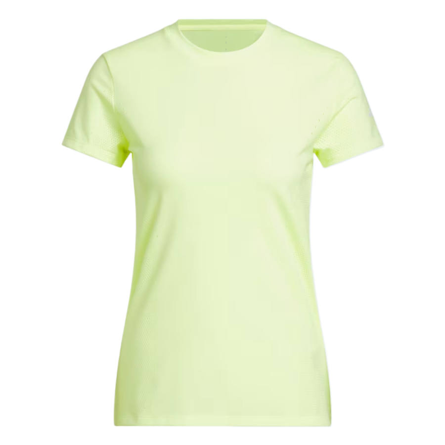Adidas Adidas Ultimate365 Golf Clothing Women's Frozen Lemon Crew Neck Moderate