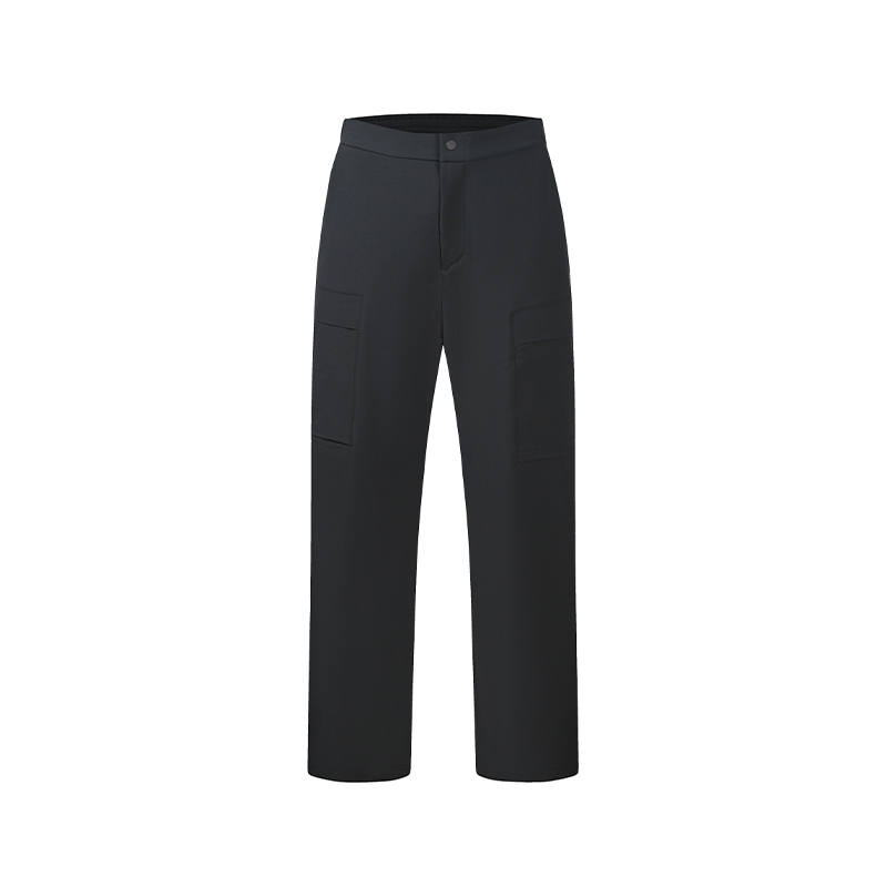 FILA A.P Casual Pants Men's Pitch Black Moderate Straight Fit Pants