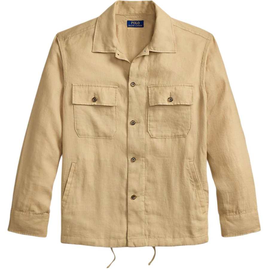 Polo Ralph Lauren Shirts Men's Vintage Khaki Lapel Moderate Other
