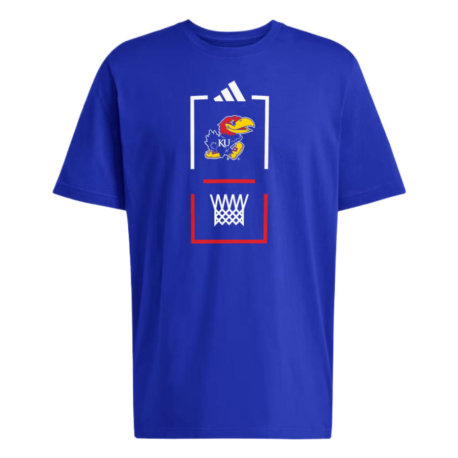 Adidas Adidas Sportswear T Shirts Men's Royal Blue/Multicolor Crew Neck
