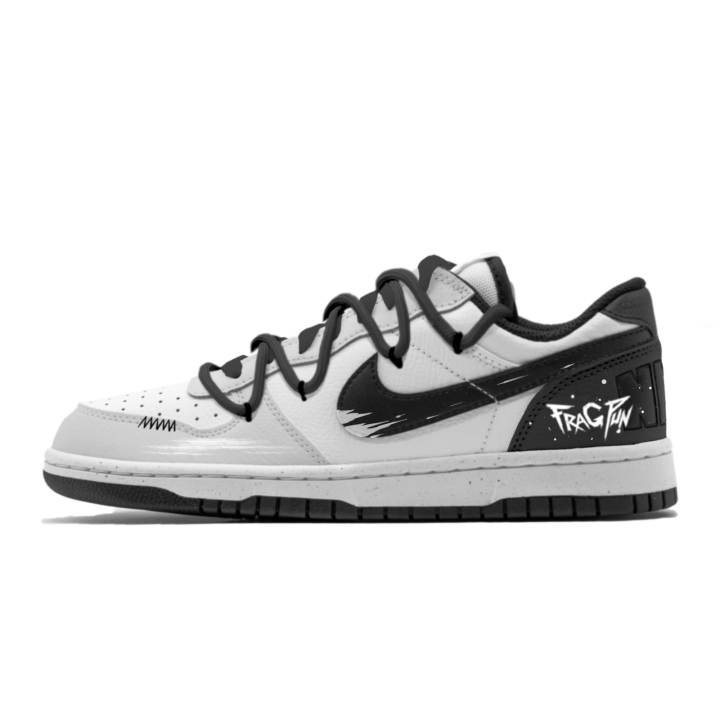 Nike Nike Big Skateboard Shoes Men's Low Top White Gray