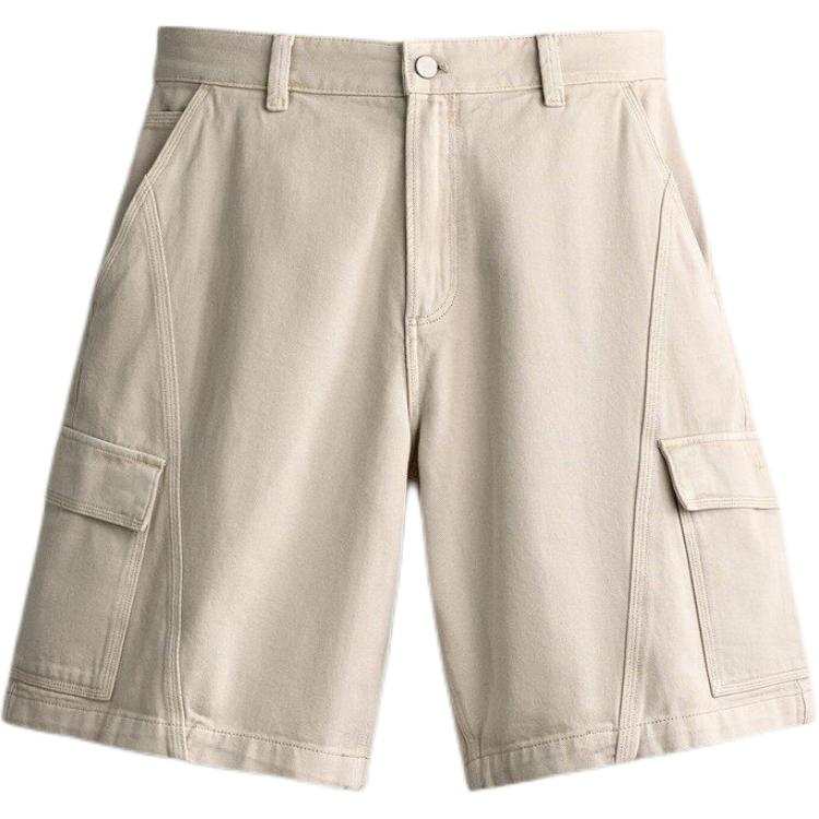 ZARA Casual Shorts Men's Beige Moderate