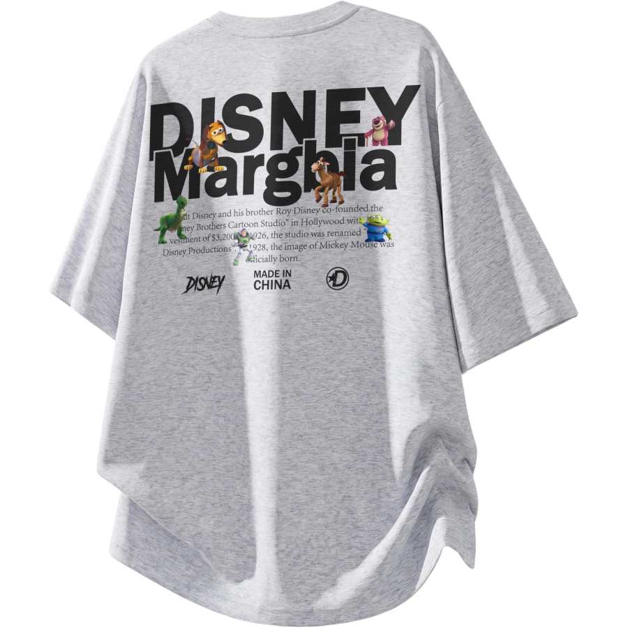 Disney T Shirts Unisex Crew Neck Moderate Straight Fit