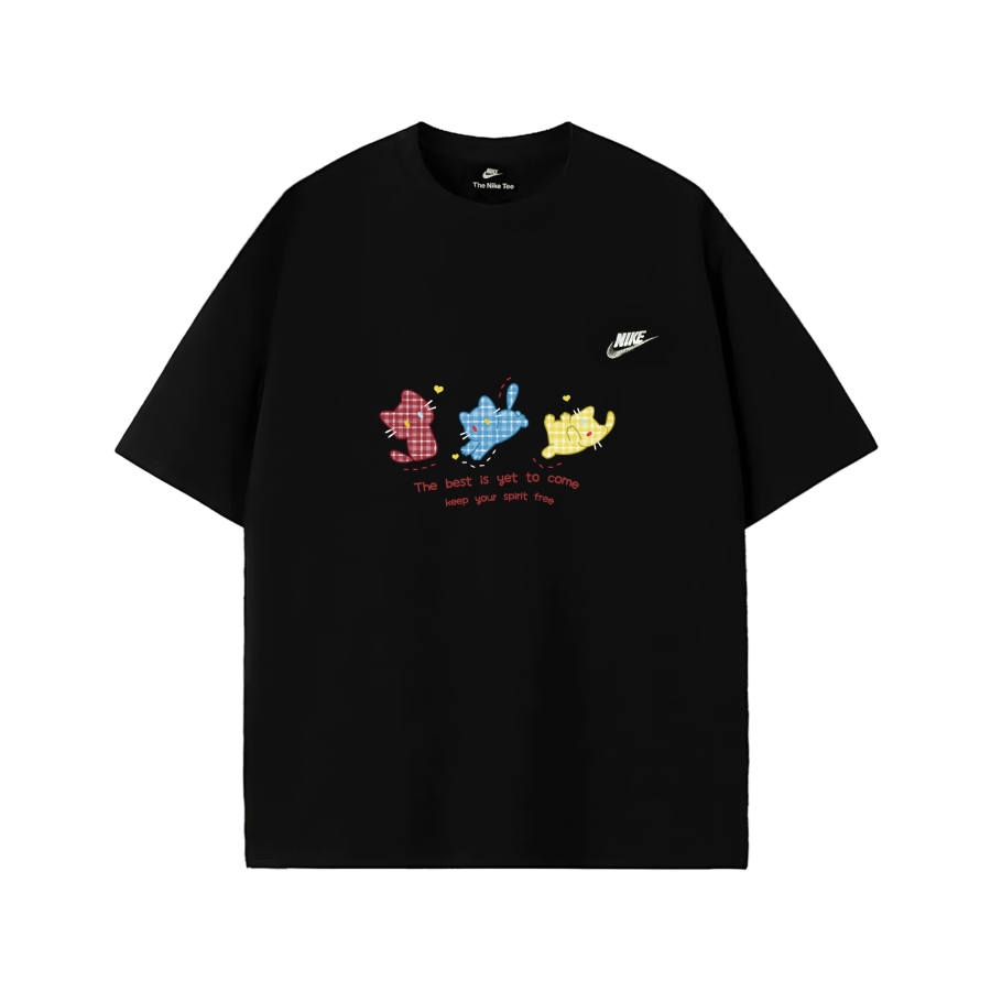 Nike Nike Sportswear Club T Shirts Unisex Black Crew Neck Moderate Other