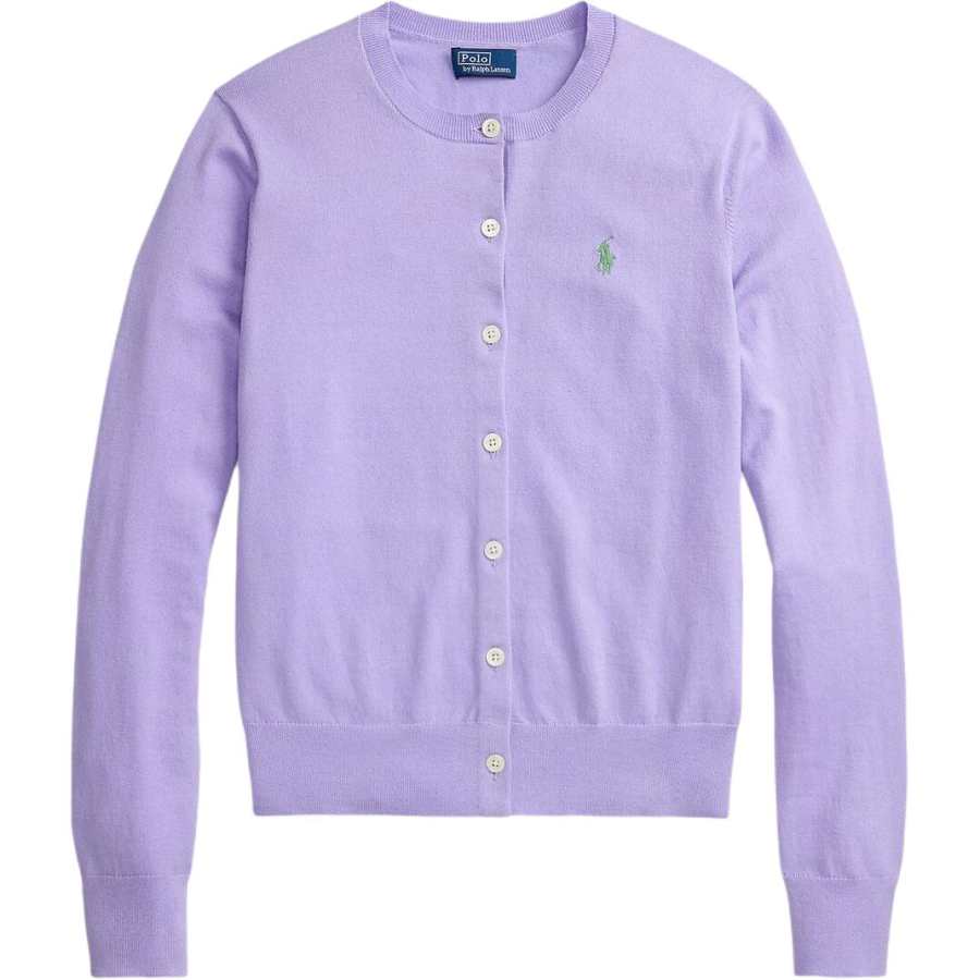 Polo Ralph Lauren Knitwear Women's Lavender Crew Neck Moderate Straight Fit