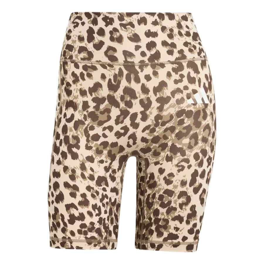 Adidas Adidas Optime Casual Shorts Women's Crystal Linen/Khaki No. 6/Dark Brown Moderate