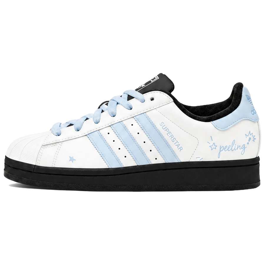 Adidas Originals SUPERSTAR Skateboard Shoes Unisex Low Top Blue