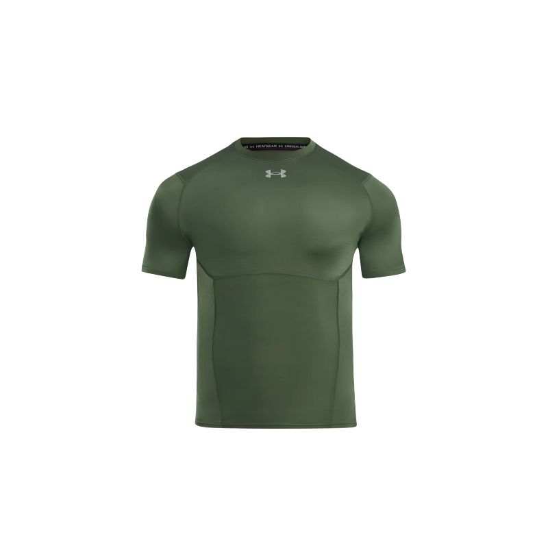 Under Armour HeatGear T Shirts Men's Misty Green Crew Neck