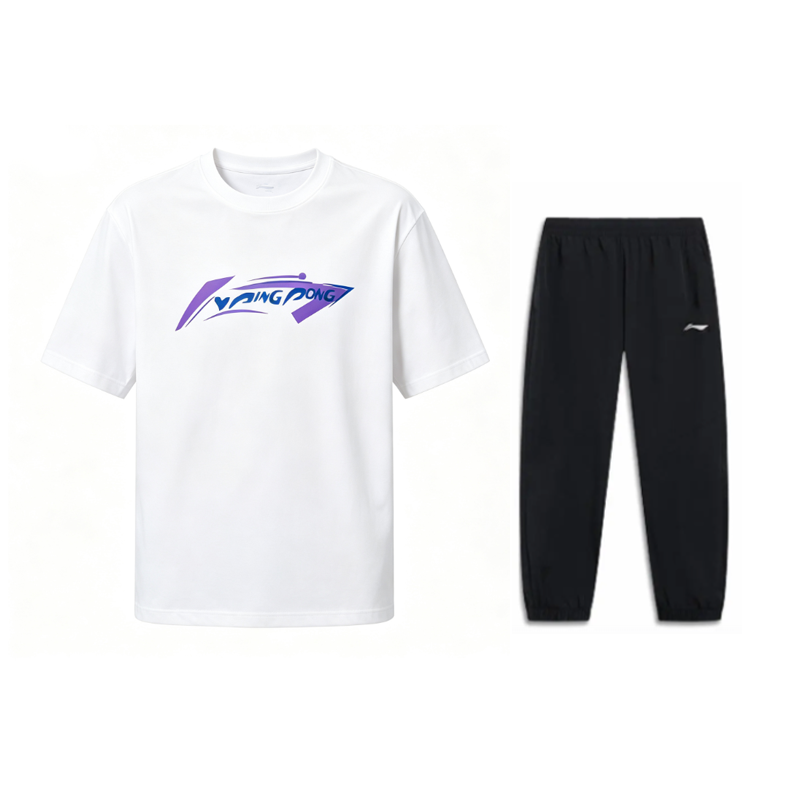Li-Ning Li Ning Casual Sportswear Men's Crew Neck Moderate