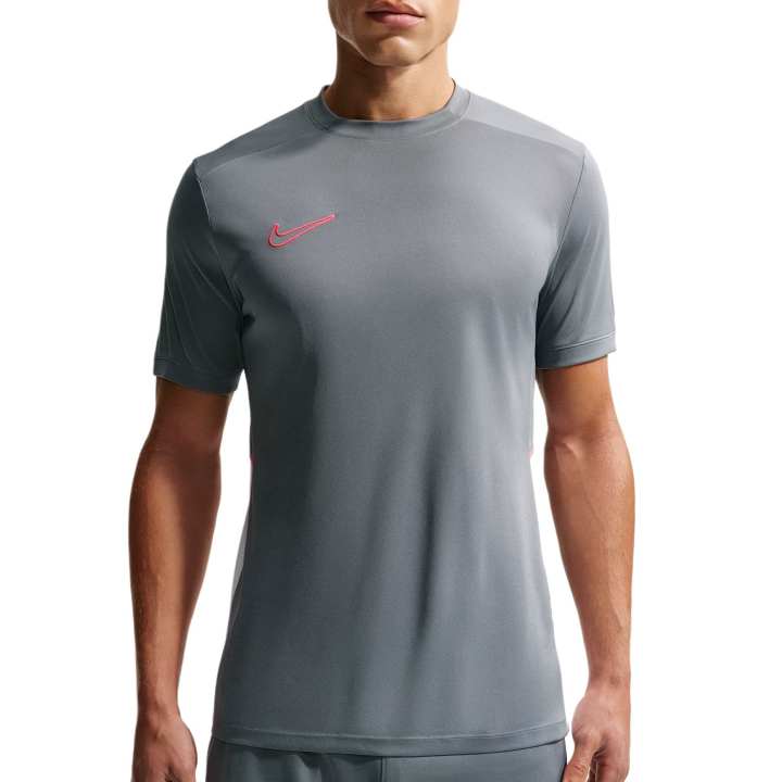 Nike Nike Academy Soccer Jerseys Men's Smoke Gray/White/Hot Pink/Hot Pink Crew Neck Moderate