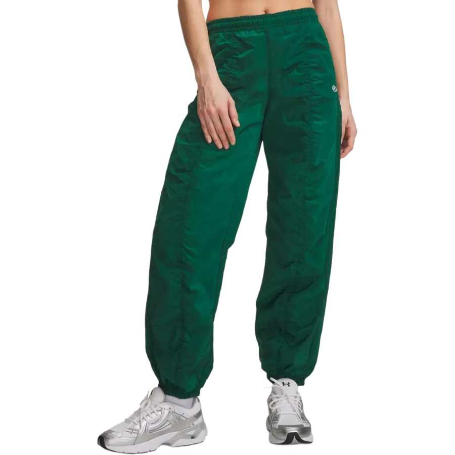 Under Armour Rival Casual Pants Women's Vine Dark Green Moderate Cuffed Pants
