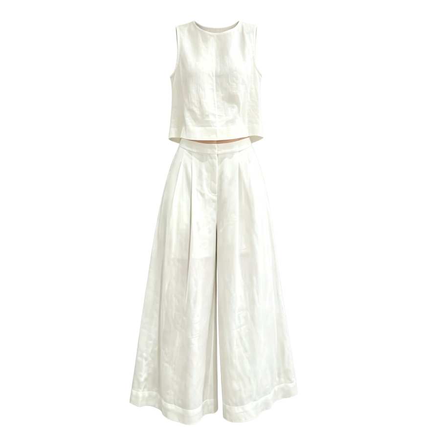 Sugarfunk Sugarfunk Two Piece Skirt Sets Women's Crew Neck Thin