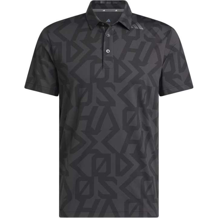 Adidas Adidas Codechaos Golf Clothing Men's Carbon Black Polo Collar Moderate