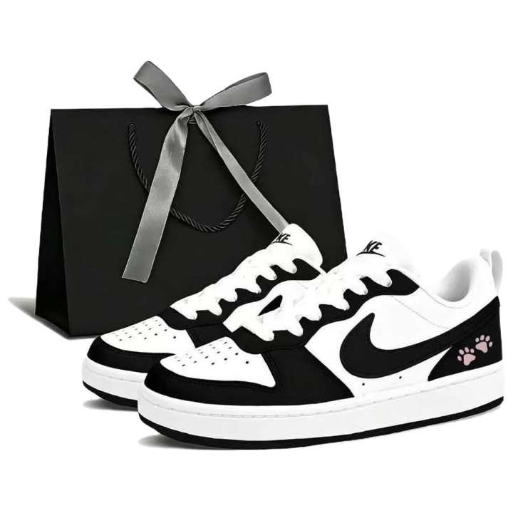 Nike Nike Court Borough Skateboard Shoes Women's Low Top White/Pink