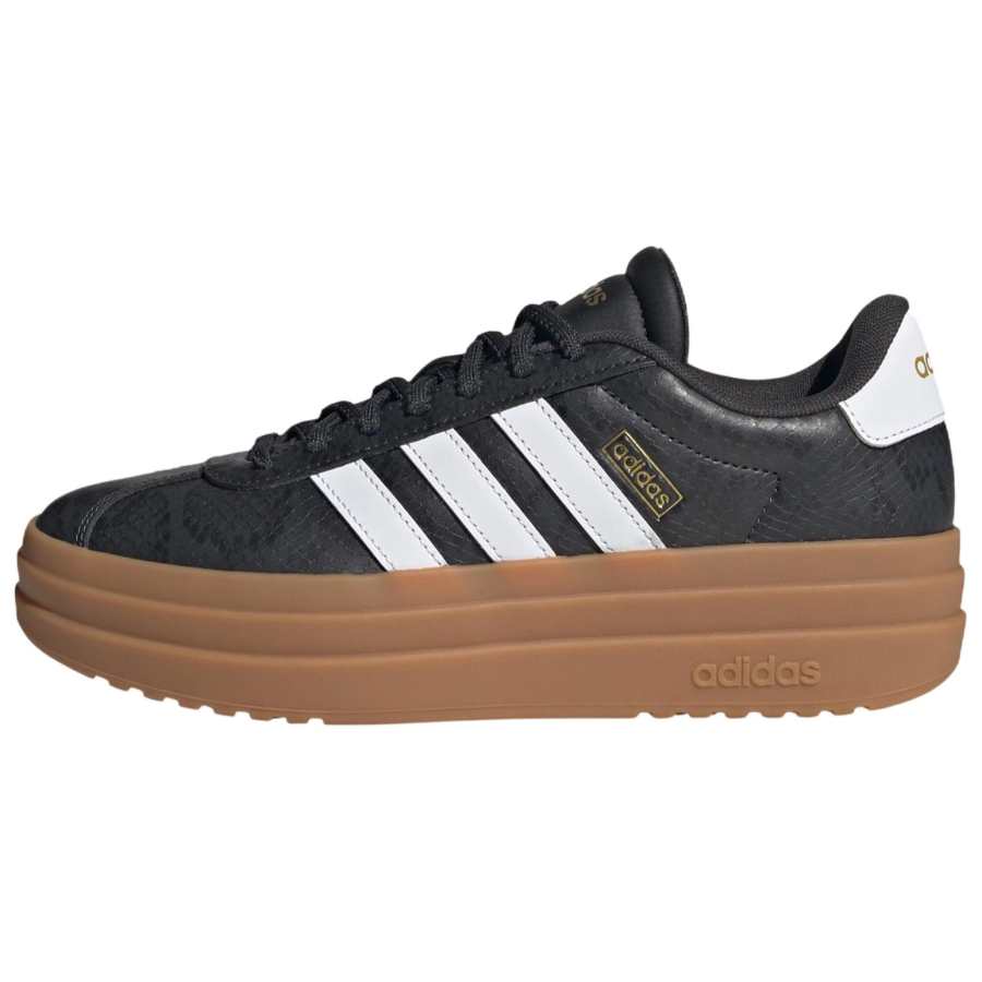 Adidas Adidas VL Court Bold Skateboard Shoes Women's Carbon Black/Cloud White/Gold Metallic