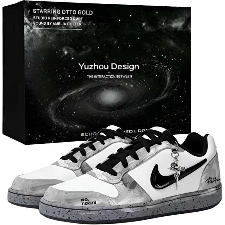Nike Nike Dunk Skateboard Shoes Men's Low Top White/Grey/Black Multicolor