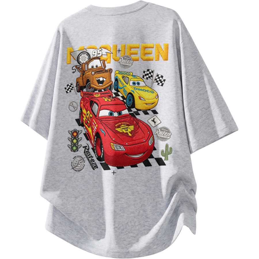Disney T Shirts Unisex Crew Neck Moderate Straight Fit